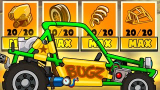 THE BEST CAR FOR A BEGINNER! IMPROVED THE BUGGY TO THE LIMIT! Hill Climb Racing 2 screenshot 3