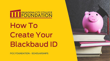 Creating Your Blackbaud ID for NON PCC Reference Providers and Reviewers