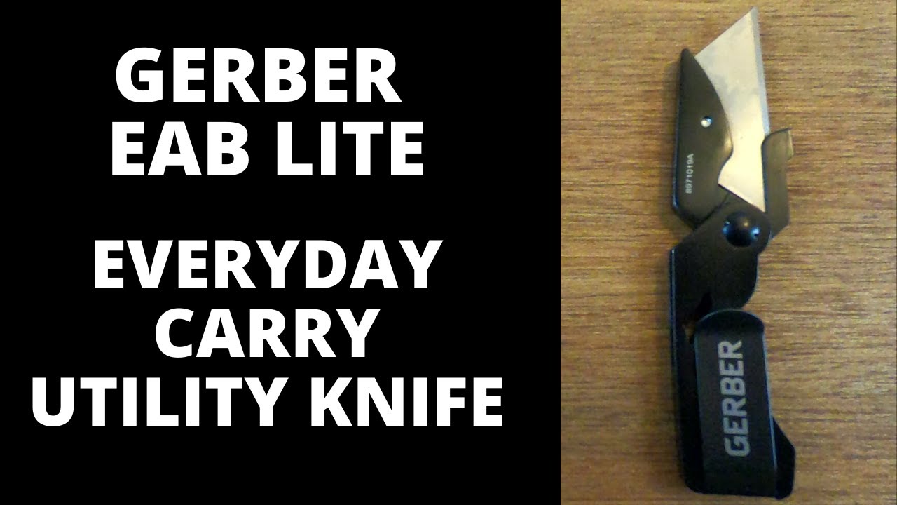 Gerber eab lite utility knife for edc every day carry small folding
