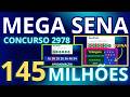 Mega Sena 2978: o triângulo voltou a acertar e revela o segredo para os 145 milhões 💰