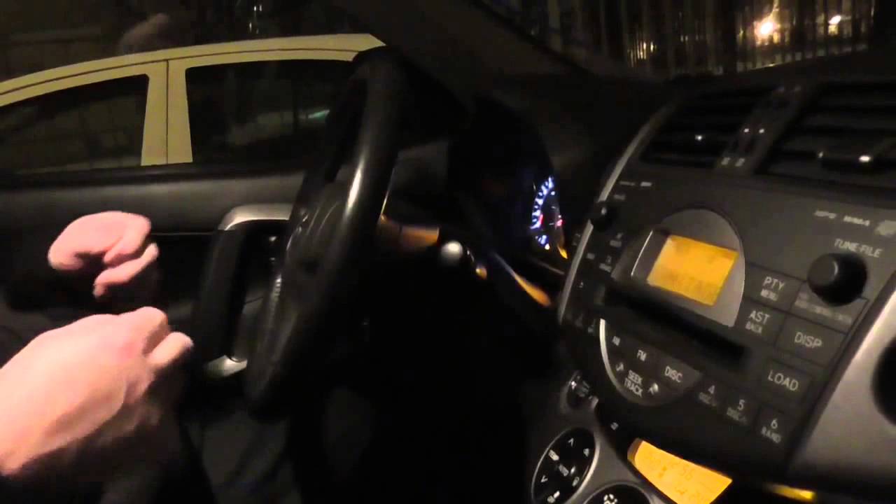 Вращение руля автомобиля