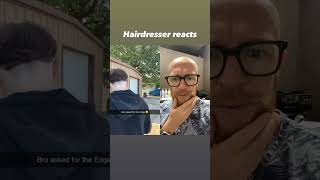 Hairdresser reacts to a hair fail #hair