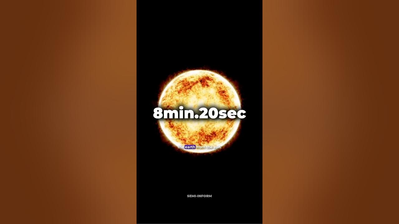 How Many Minutes Does It Take For Sunlight To Reach The Earth shorts how-many-minutes-does-it-take-for-sunlight-to-reach-the-earth-shorts