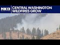 Washington wildfires continue to grow in Chelan County