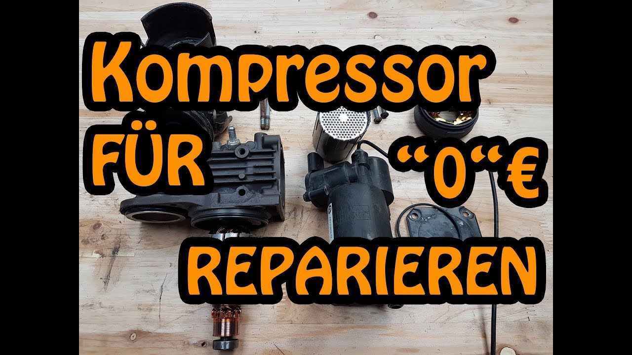 BMW Niveauregulierung - KOMPRESSOR KOSTENLOS REPARIEREN!!! 