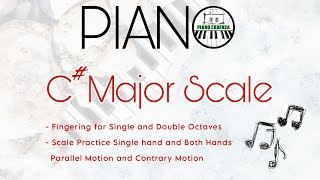 C Sharp Major Scale | Piano Tutorial