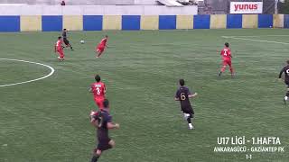 Ankaragücü - Gaziantep Fk1-1 U17 Gelişim Ligleri 1.Hafta Maç Özeti