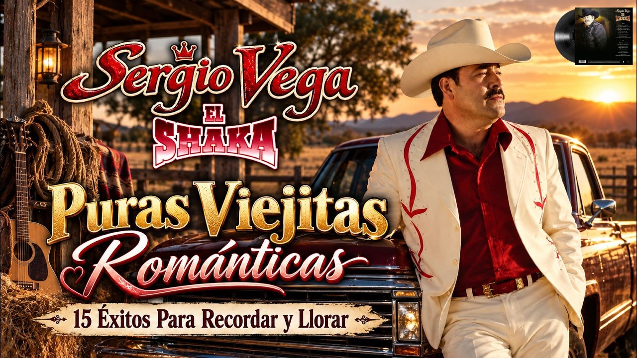 SERGIO VEGA "EL SHAKA" - Puras Viejitas Románticas 🔥 15 Éxitos Para Recordar y Llorar