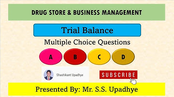 | Trial Balance | Multiple Choice Questions | MCQs | DSBM |