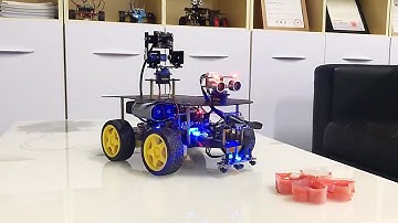 Yahboom 4WD Smart HD Video Wifi Robot for Raspberry Pi 4B 3B+