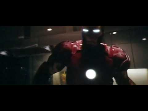 Iron Man 2 Iron Man fights 'Rhodey' Rhodes to a Queen Re-mix.avi