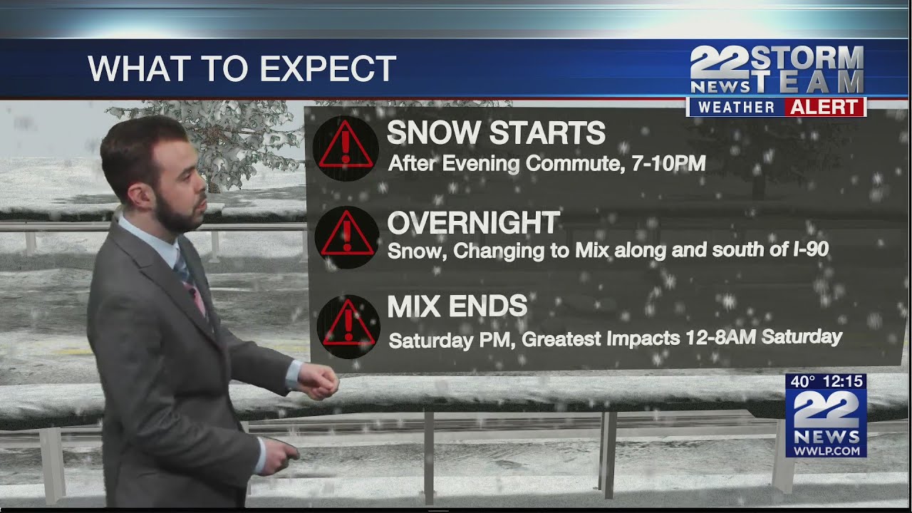 WEATHER ALERT: Snow transitions to wintry mix Friday into Saturday ...