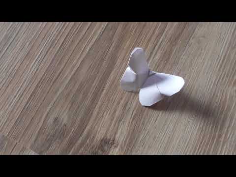 Video: Mobilní Motýl Z Papíru