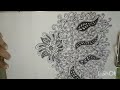 Easy art for overthinkers | Relaxing doodle art for beginners | Step by step zentangle art