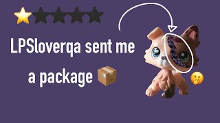 LPSloverqa sent me a package🤭 📦 unboxing lps from LPSloverqa