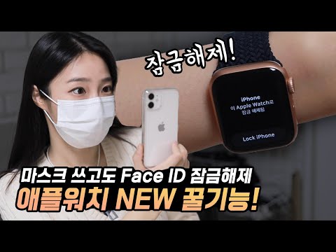 이제 애플워치로 아이폰 Face ID 잠금해제 된다고 직접 해봤습니다 