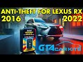 Anti-Theft device for Lexus RX 2016 2017 2018 2019 2020 2021 2022