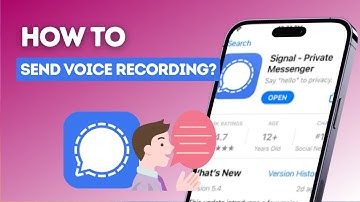 How to send voice recording as a message in Signal?