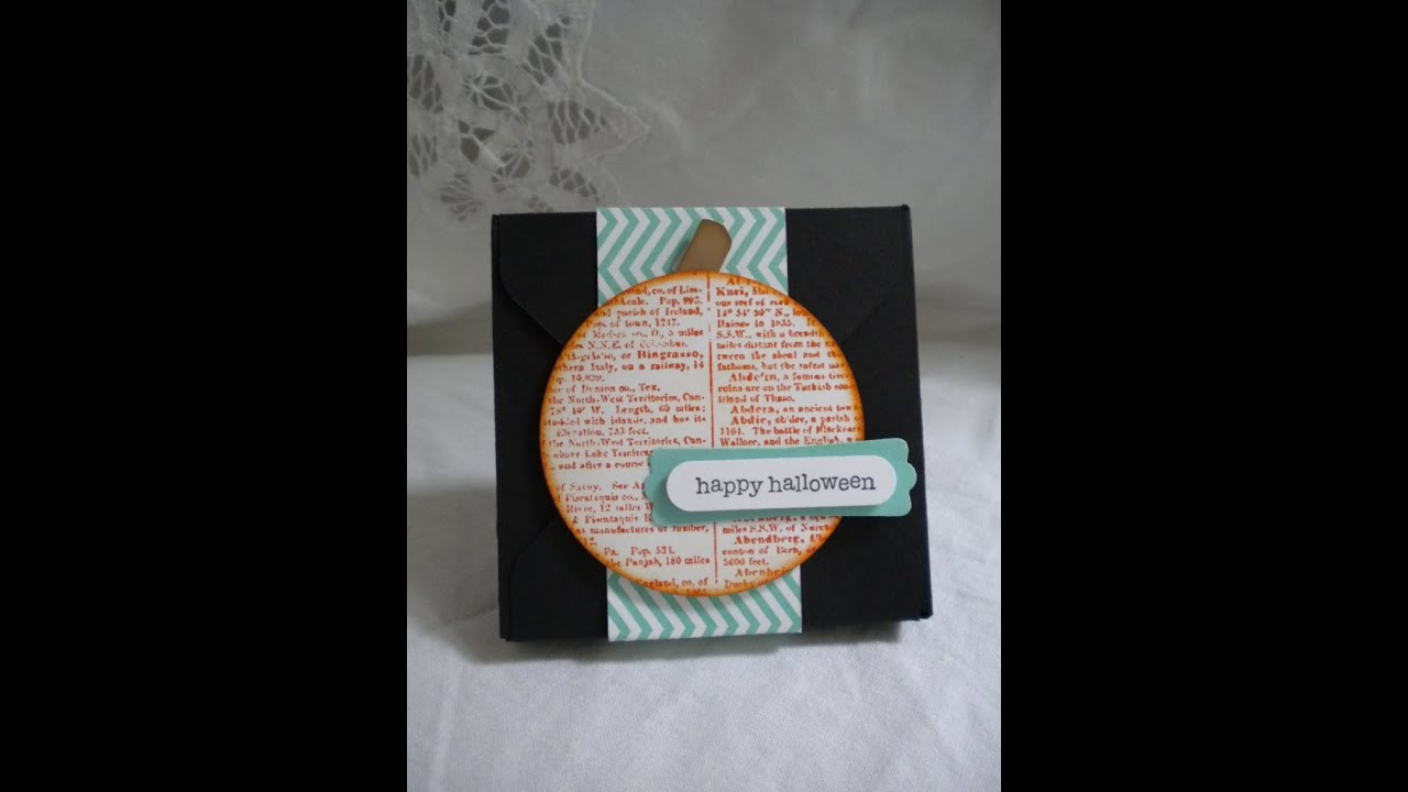 Stampin' Up! Gift Box Punch Board Thin Treat Box - YouTube