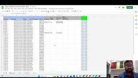 Bulk Email Introduction by google sheet #checklist #delegation #fms #businessautomation