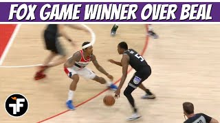 De'Aaron Fox Game Winner Over Bradley Beal | Kings vs Wizards screenshot 3