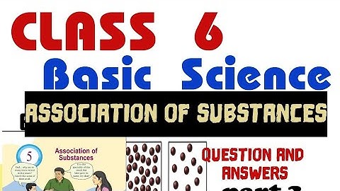 Class 6 Basic Science Chapter 5 | Association of Substances |Explanation in English| Kerala Syllabus