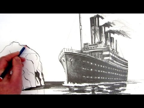 How to Draw the Titanic: Pencil Drawing - YouTube