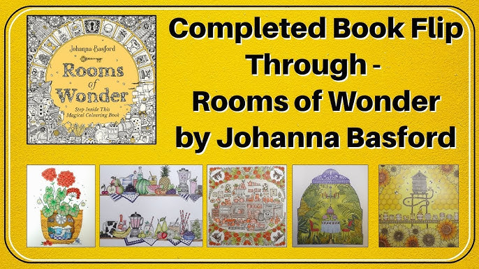 New Gel Pens In Rooms Of Wonder By Johanna Basford. 