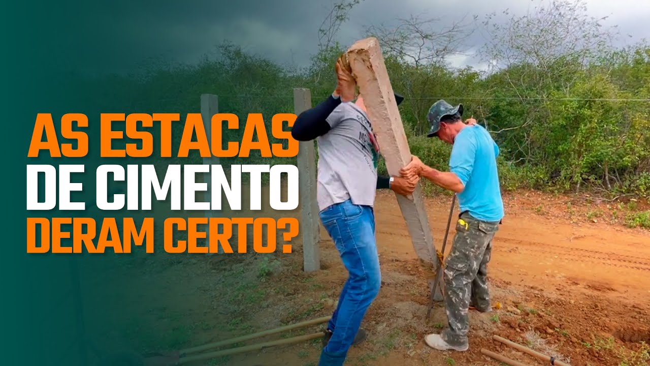 Estacas de concreto que fizemos quebraram?