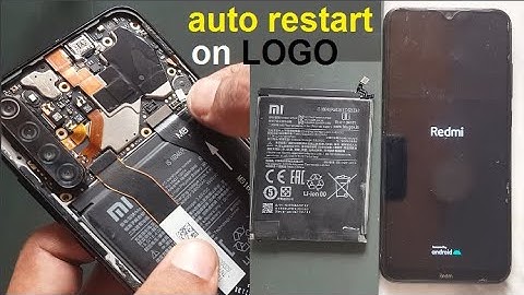redmi note 8 | auto restart on logo problem solution battery