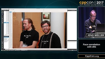 CppCon 2017: Jens Weller “Face correlation with dlib”