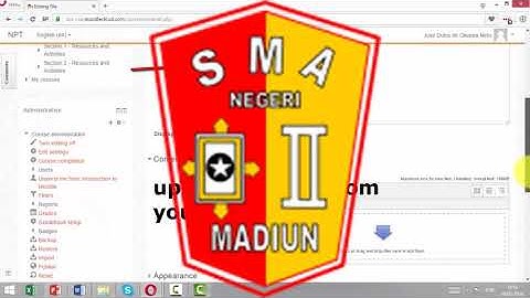 Seri Belajar Moodle Memasukan Video PPT DOC PDF ke LMS Moodle