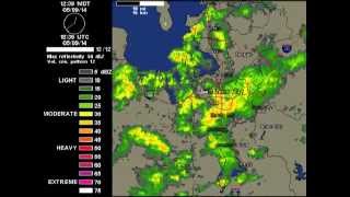 SLC Thunderstorm May 9, 2014 RADAR
