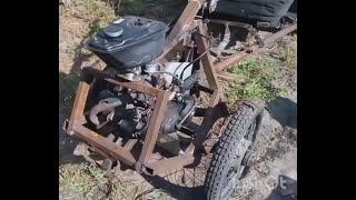 видео: Мотоблок із скутера Honda Tact картинка: Мотоблок із скутера Honda Tact