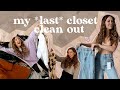 My LAST Closet Clean Out Before I MOVE!