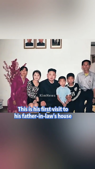 This is his first visit to his father-in-law's house  #kimjongun #northkorea #shorts