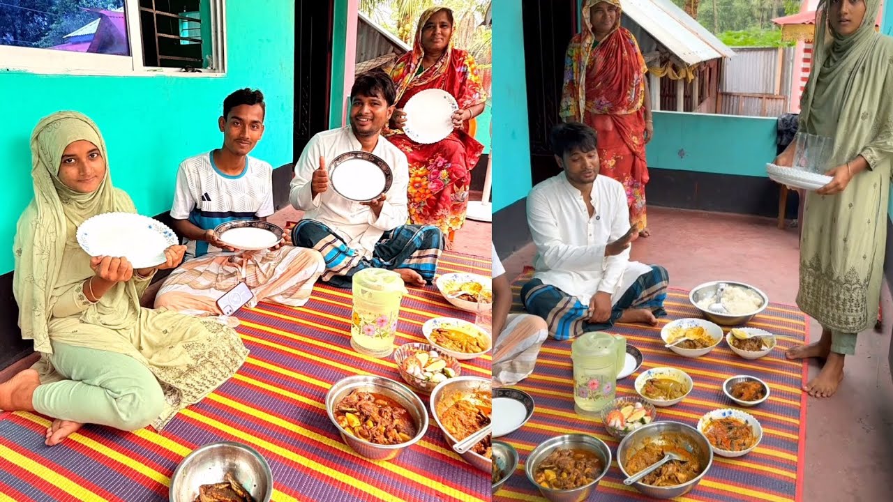মেয়ে আর মেয়ের জামাইকে যেভাবে খাওয়াইলাম😅 একটু চালাকি না করলে হয় না।