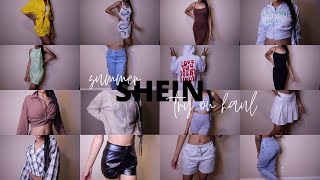 HUGE SUMMER SHEIN TRY-ON HAUL 2022 (50+ ITEMS) | skims dupes, dresses, accessories, etc.