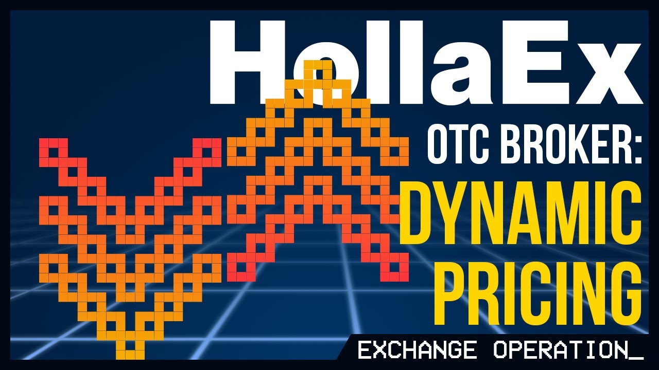 HollaEx Crypto OTC Broker: Dynamic Pricing and Hedging