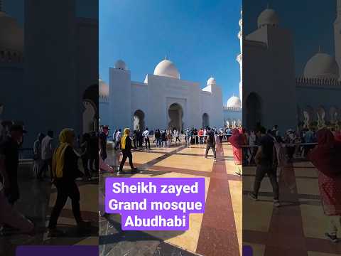 Grand mosque, Abu dhabi🇦🇪 #reels #youtubeshorts #shorts #dubai 🇦🇪