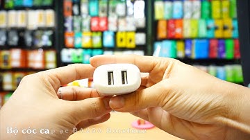 Bộ Cóc Cáp Sạc BA25A Borofone - 2 Cổng USB