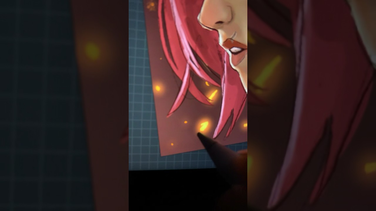 I drew Vi, from Arcane League of Legends 