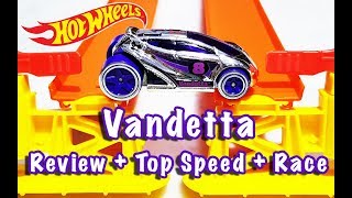HOT WHEELS: VANDETTA REVIEW + TOP SPEED + RACE!