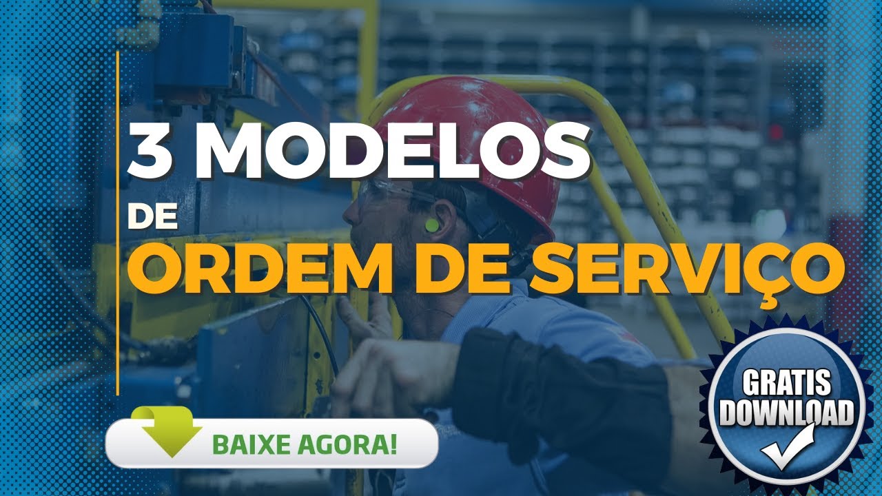 3 Modelos de Ordem de Serviço (OS) Para Você Baixar 📁 - YouTube