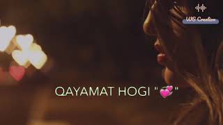 Mere Mehboob Qayamat hogi - Lyrical video || Whatsapp status