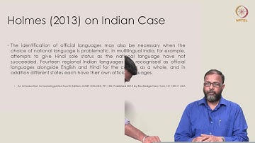 mod05lec28 - Official Languages of India