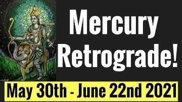 Mercury Retrograde! May 30th - June 22nd All SIGNS (Vedic Astrology)