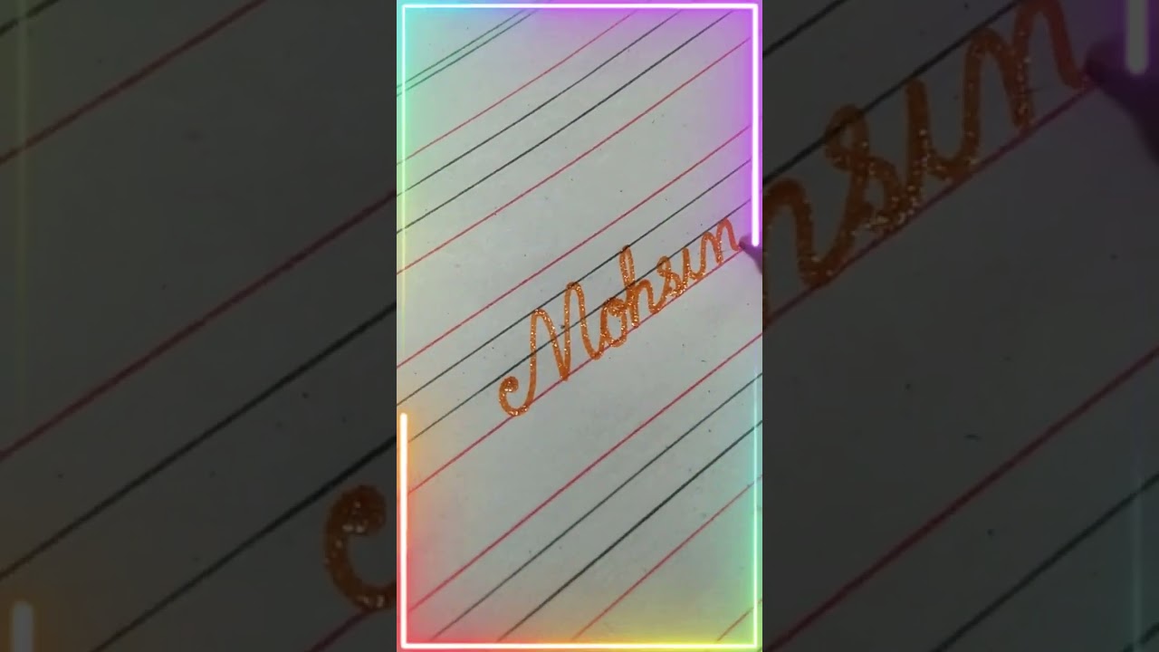 How to write calligraphy handwriting English#youtubeshorts#ytshort #viral #trending