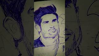 Sushant singh Rajput ❤️||First try ||sketch drawing viral art shorts || ssr