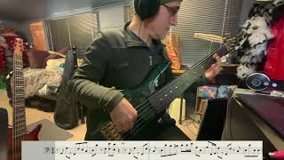 Gary Numan - War song - Pino Palladino fretless bass cover + transcription